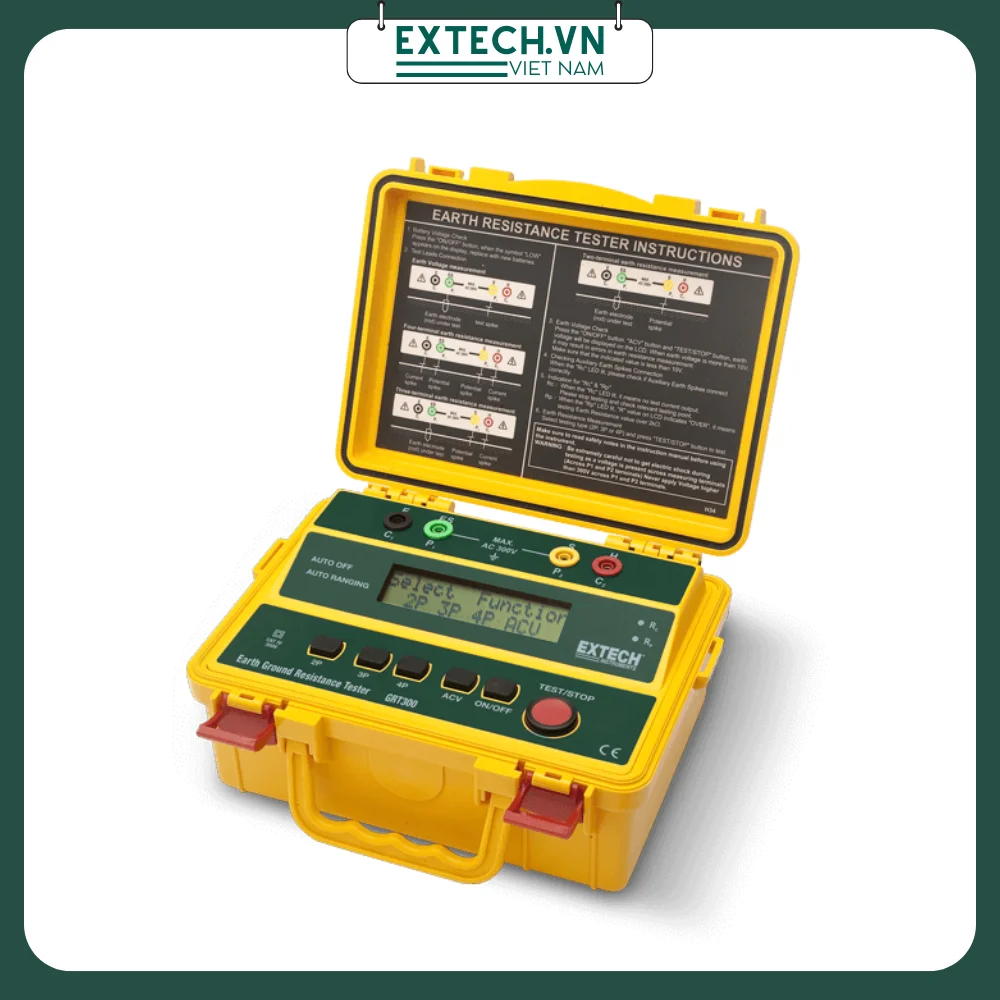 Máy đo điện trở đất Extech GRT300 1 Máy đo điện trở đất Extech GRT300