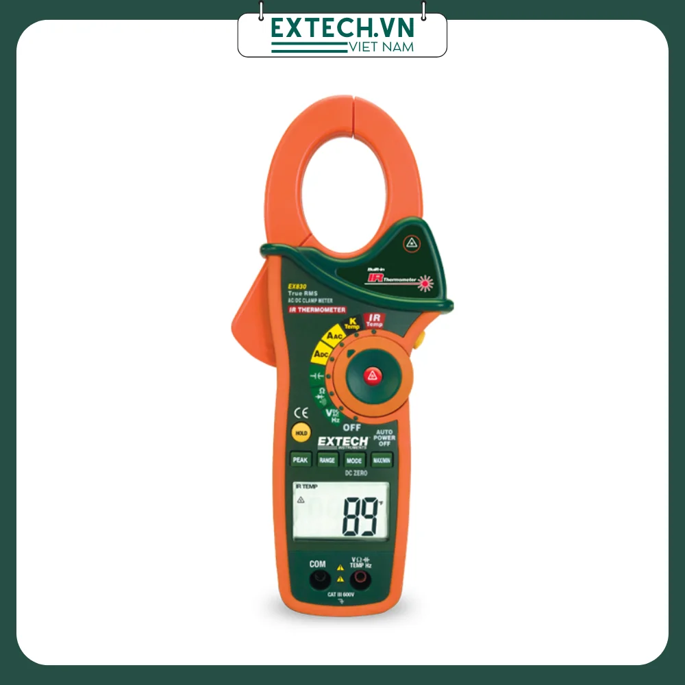 Ampe kìm Extech EX830 (True RMS AC/DC 1000A) 1 Ampe kìm Extech EX830 (True RMS AC/DC 1000A)