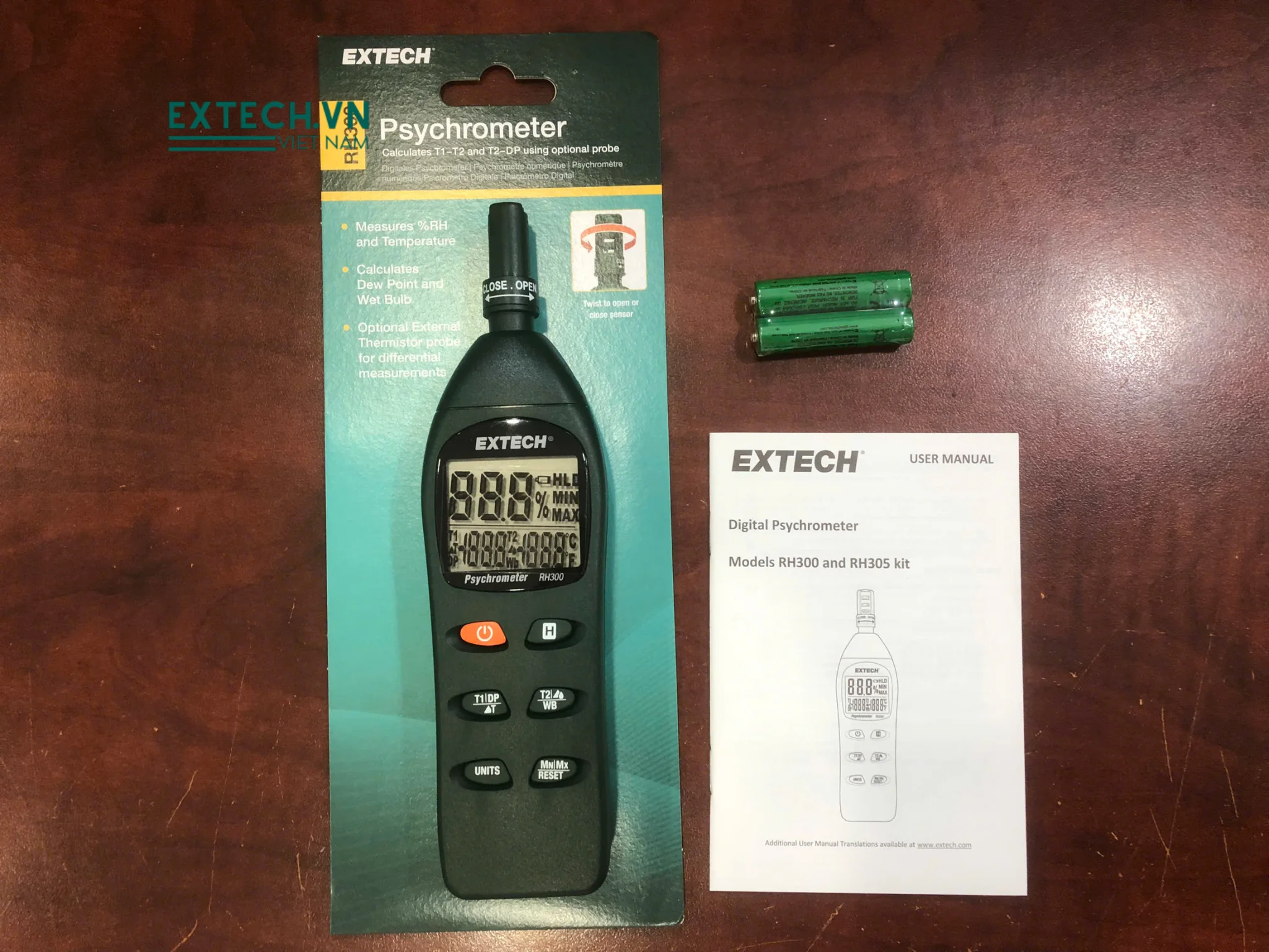 Hình ảnh thực tế máy đo nhiệt độ độ ẩm điểm sương Extech RH300