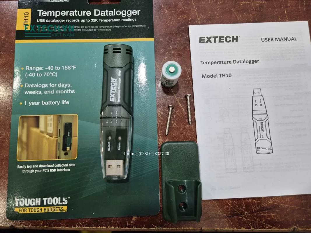 Usb ghi nhiệt độ Extech TH10 2 Hình thực tế Usb ghi nhiệt độ Extech TH10