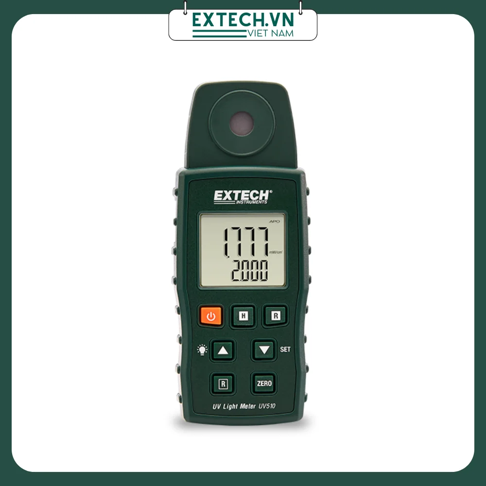 Máy đo cường độ ánh sáng Extech UV510 1 Máy đo cường độ ánh sáng Extech UV510