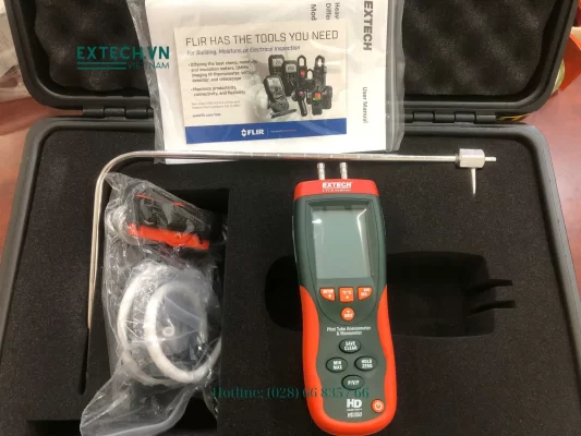 Hình thực tế máy đo gió, lưu lượng không khí Extech HD350