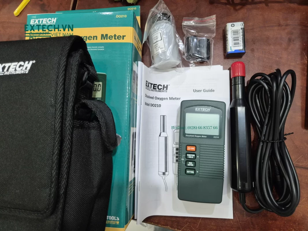 Hình thực tế máy đo oxy hòa tan Extech DO210