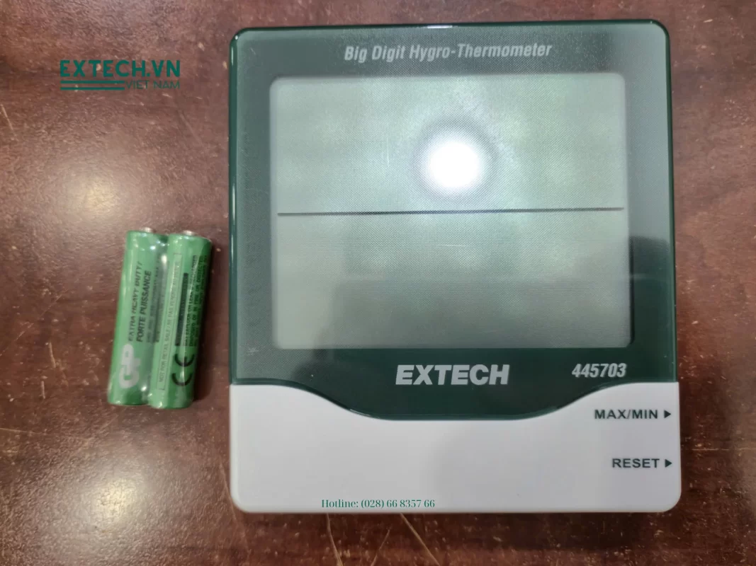 Hình thực tế máy đo nhiệt độ, độ ẩm Extech 445703