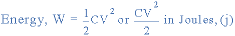 Năng lượng trong tụ điện