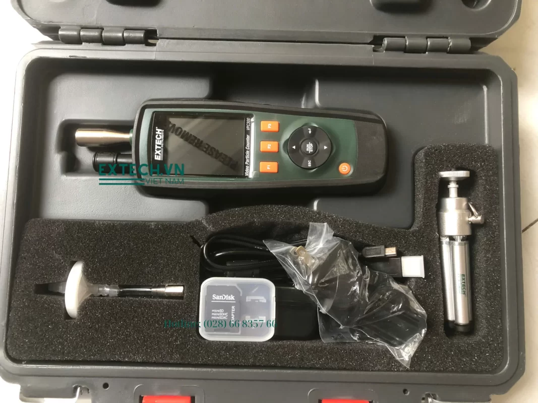 Hình thực tế máy đếm hạt tích hợp camera Extech VPC300