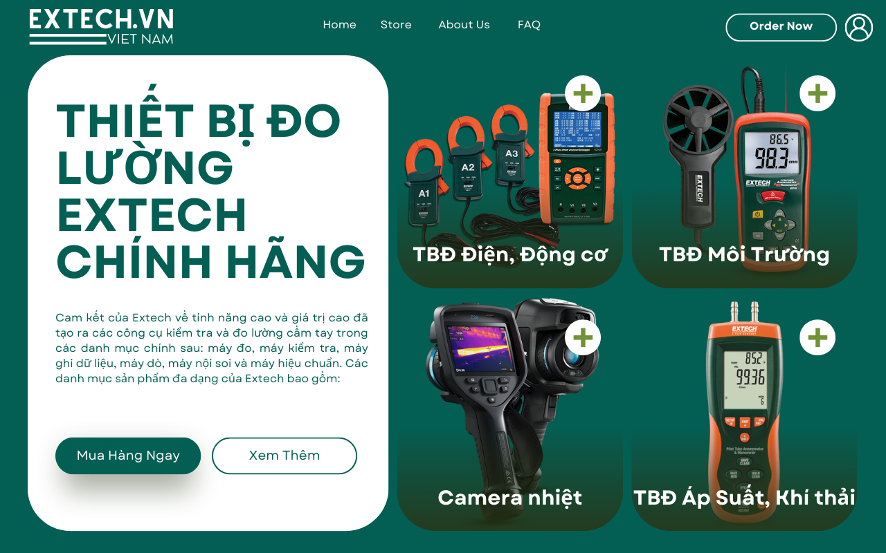 Extech Việt Nam - Phân phối thiết bị Extech chính hãng tại Việt Nam