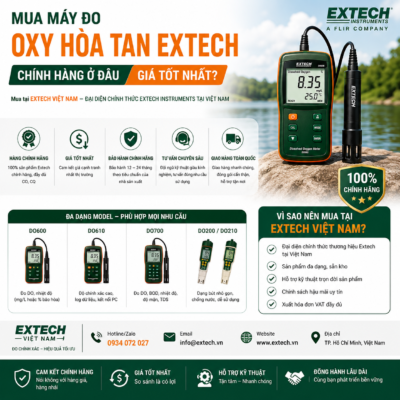 Mua máy đo oxy hòa tan Extech giá tốt