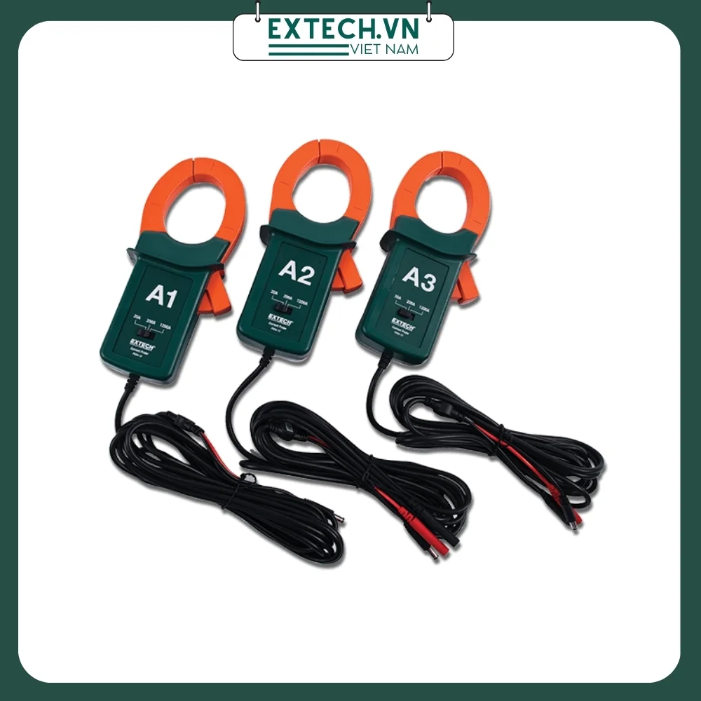 Bộ đầu dò dòng điện Extech PQ34-12 1 Bộ đầu dò dòng điện Extech PQ34-12