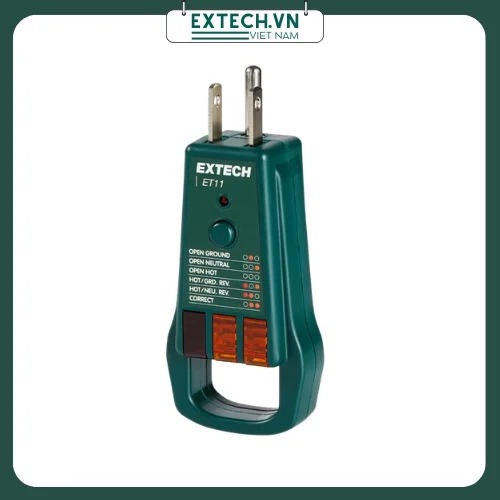 Thiết bị kiểm tra ổ cắm điện Extech ET11 4 Extech ET11