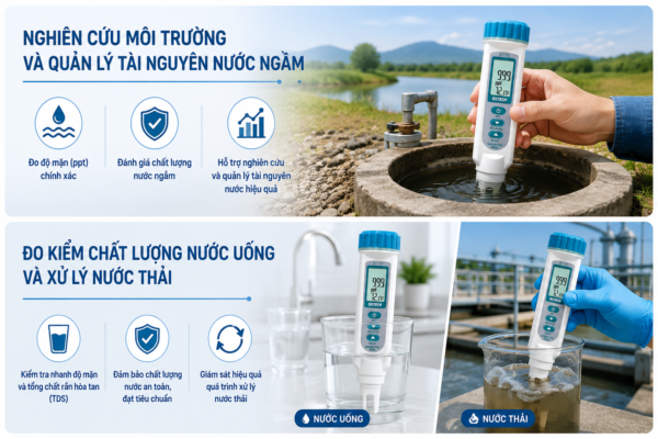 Kiểm soát chất lượng nguồn nước tối ưu nhất