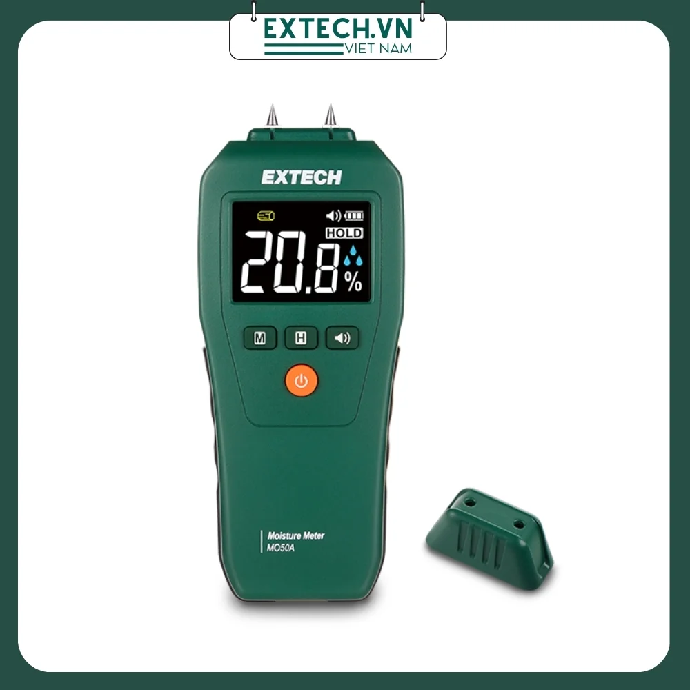 Máy đo độ ẩm dạng kim Extech MO50A 1 Máy đo độ ẩm dạng kim Extech MO50A
